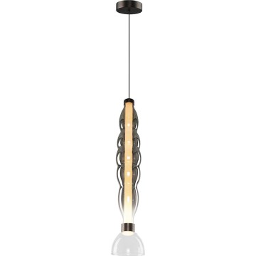 LED Hanglamp aan een koord LUCCO LED/18W/230V diameter 15 cm gerookt