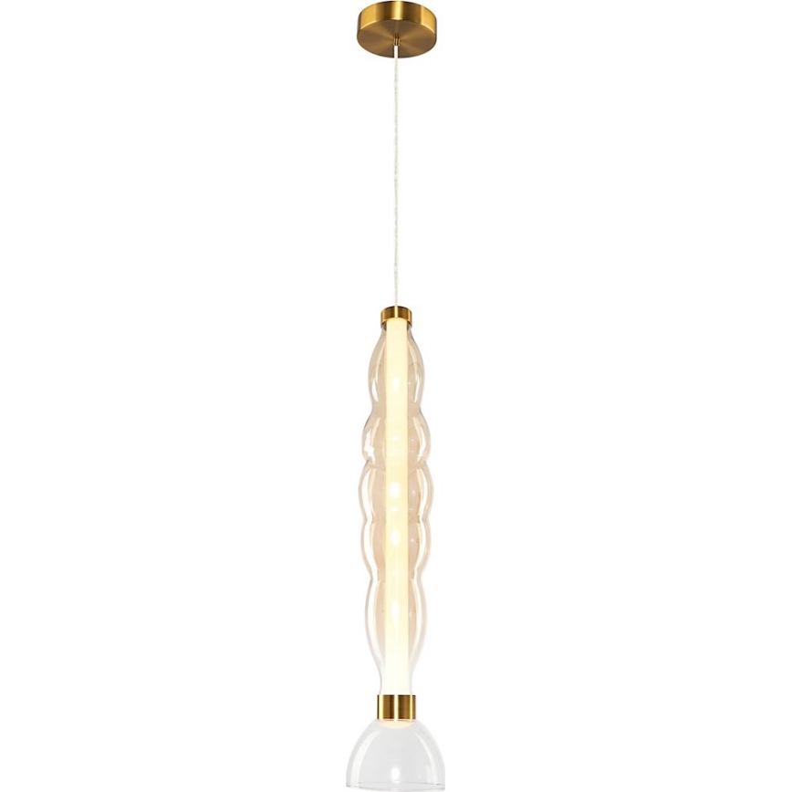 LED Hanglamp aan een koord LUCCO LED/18W/230V diameter 15 cm goud