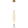 LED Hanglamp aan een koord LUCCO LED/18W/230V diameter 15 cm goud