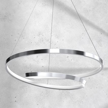 LED Hanglamp aan een koord LUCERO LED/48W/230V glanzend chroom