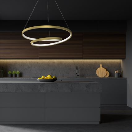 LED Hanglamp aan een koord LUCERO LED/48W/230V goud