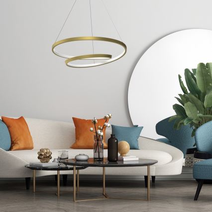 LED Hanglamp aan een koord LUCERO LED/48W/230V goud