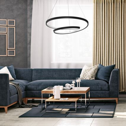 LED Hanglamp aan een koord LUCERO LED/48W/230V zwart