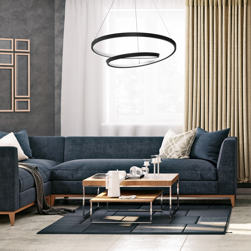 LED Hanglamp aan een koord LUCERO LED/48W/230V zwart