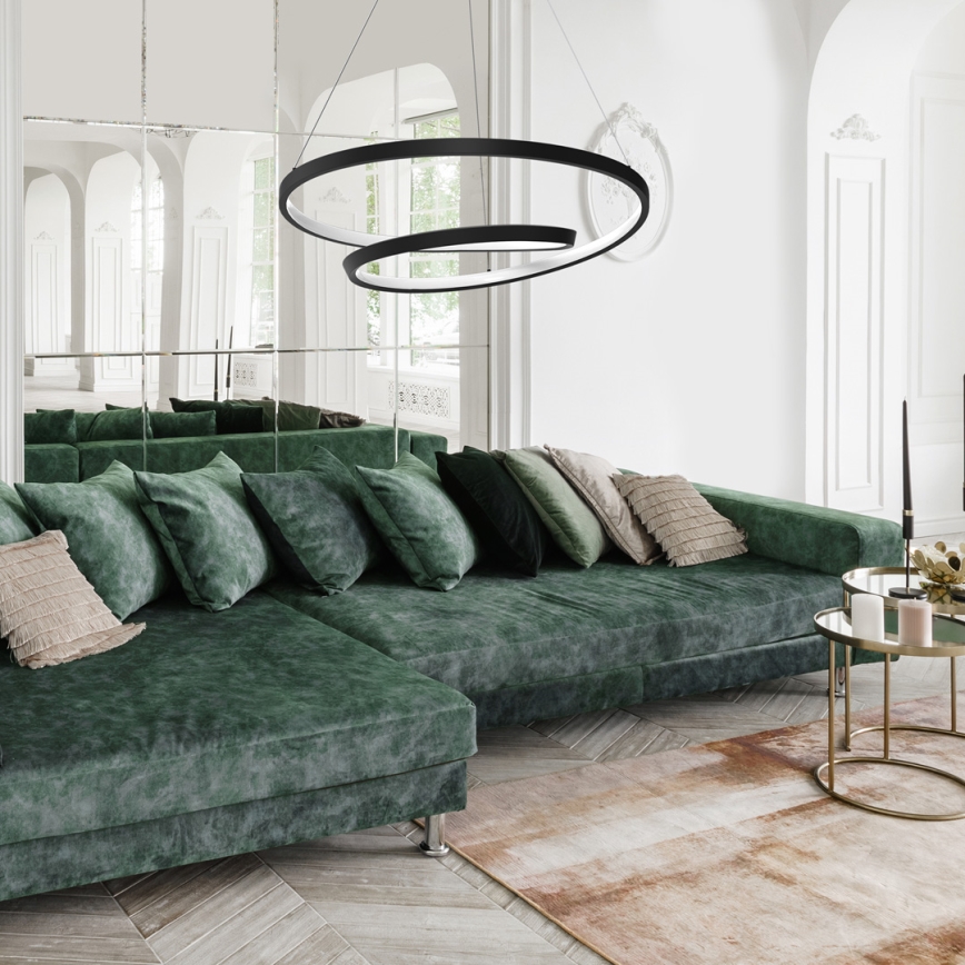 LED Hanglamp aan een koord LUCERO LED/48W/230V zwart