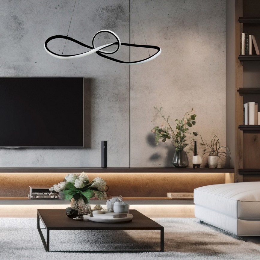LED Hanglamp aan een koord MARCO LED/42W/230V zwart