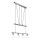 LED Hanglamp aan een koord MATTES 4xE14/4W/230V 3000K glanzend chroom