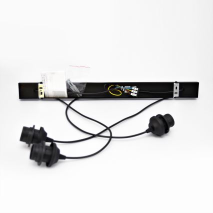 LED Hanglamp aan een koord MERCURE 3xE27/15W/230V
