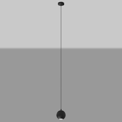 LED Hanglamp aan een koord MIDWAY 1xGU10/4,8W/230V zwart