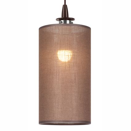 LED Hanglamp aan een koord NOEL MINI 1xE27/60W/230V bruin