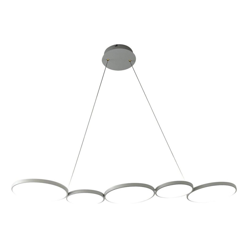 LED Hanglamp aan een koord OLYMPIA 5xLED/10W/230V grijs