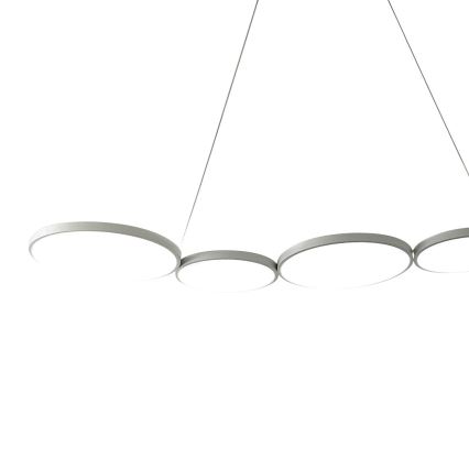 LED Hanglamp aan een koord OLYMPIA 5xLED/10W/230V grijs