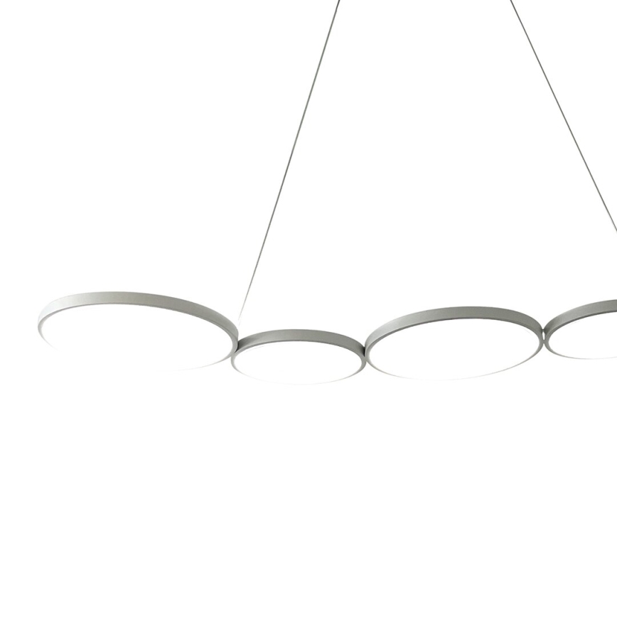 LED Hanglamp aan een koord OLYMPIA 5xLED/10W/230V grijs