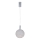LED Hanglamp aan een koord PERFORATO LED/6,3W/230V 3000K glanzend chroom diameter 20 cm