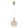 LED Hanglamp aan een koord PERFORATO LED/6,3W/230V 3000K goud diameter 20 cm