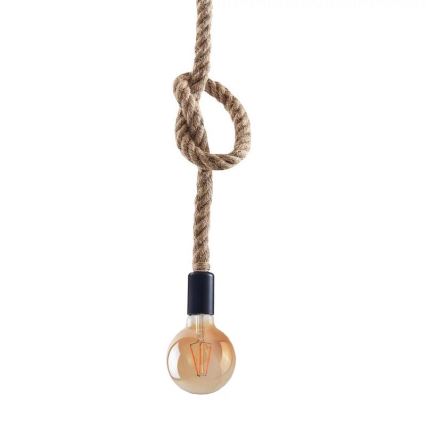 LED Hanglamp aan een koord ROPE 1xE27/8W/230V