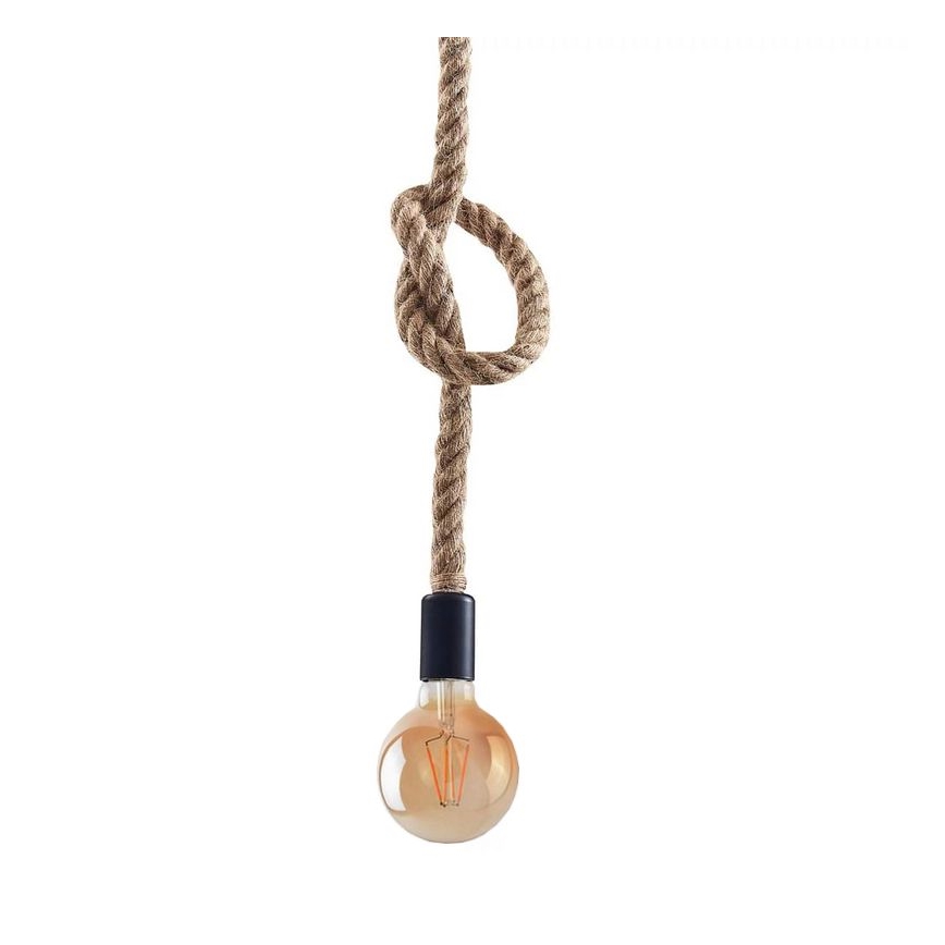 LED Hanglamp aan een koord ROPE 1xE27/8W/230V