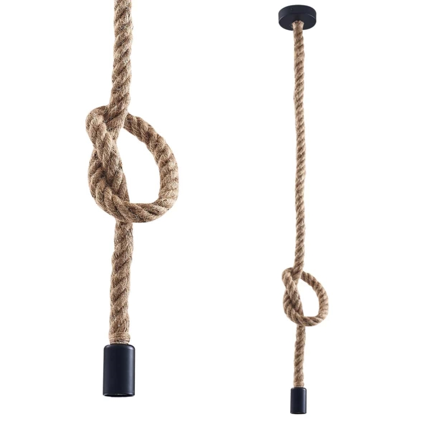 LED Hanglamp aan een koord ROPE 1xE27/8W/230V