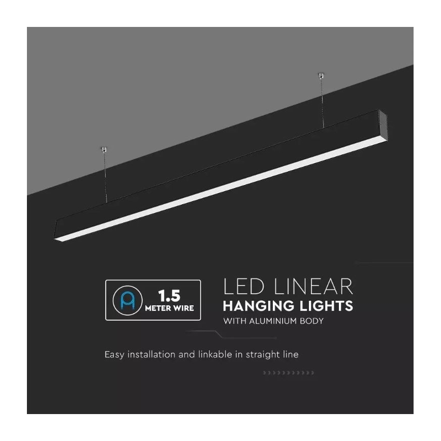 LED Hanglamp aan een koord SAMSUNG CHIP LED/40W/230V 3000K/4000K/6400K