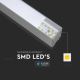 LED Hanglamp aan een koord SAMSUNG CHIP LED/40W/230V 4000K zilver