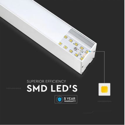 LED Hanglamp aan een koord SAMSUNG CHIP LED/40W/230V 6400K wit