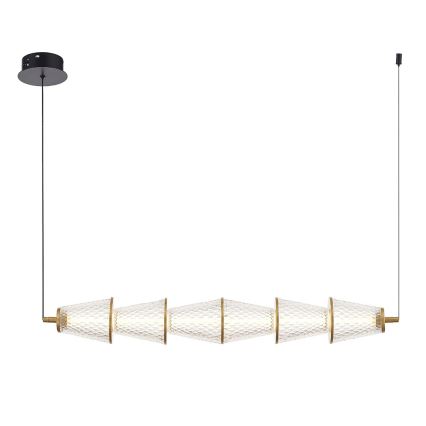 LED Hanglamp aan een koord SANSA LED/11W/230V goud/doorzichtig
