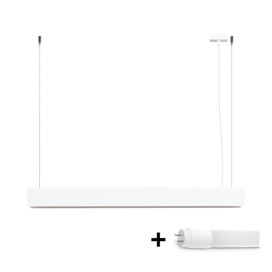 LED Hanglamp aan een koord SPARK 1xG13/8,5W/230V wit