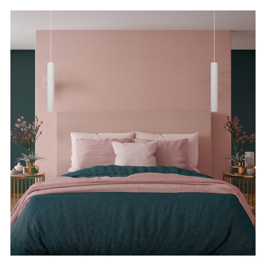 LED Hanglamp aan een koord TUBA 1xGU10/4,8W/230V wit
