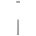 LED Hanglamp aan een koord TUBA 1xGU10/6,5W/230V grijs