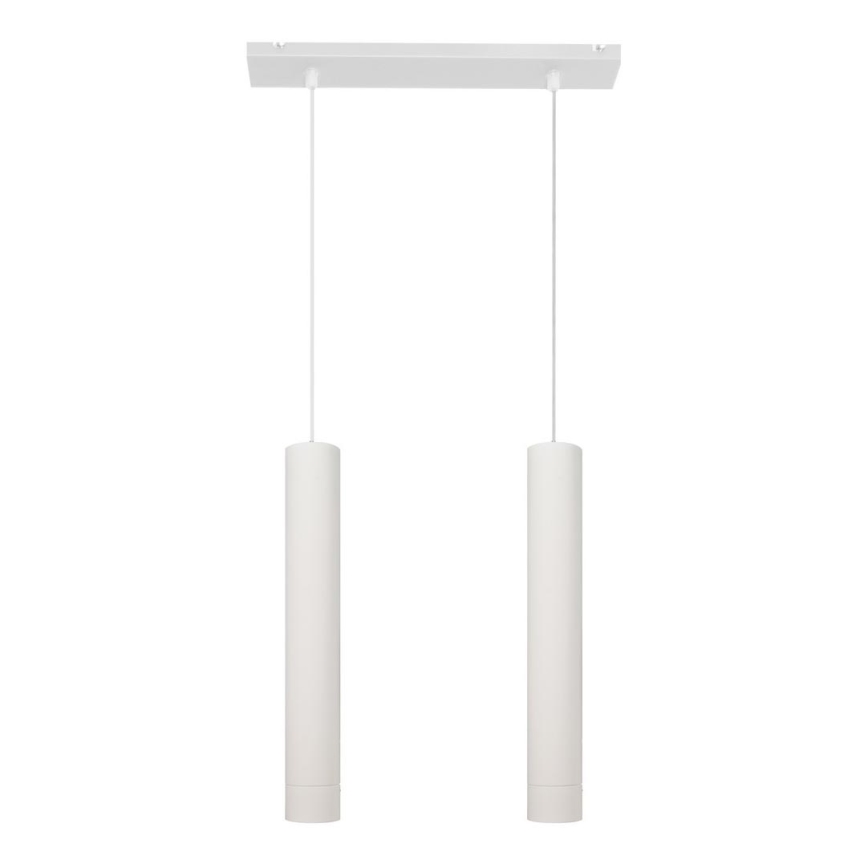 LED Hanglamp aan een koord TUBA 2xGU10/4,8W/230V wit