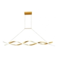LED Hanglamp aan een koord TWIST LED/37W/230V 4000K 120 cm goud