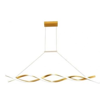 LED Hanglamp aan een koord TWIST LED/37W/230V 4000K 120 cm goud