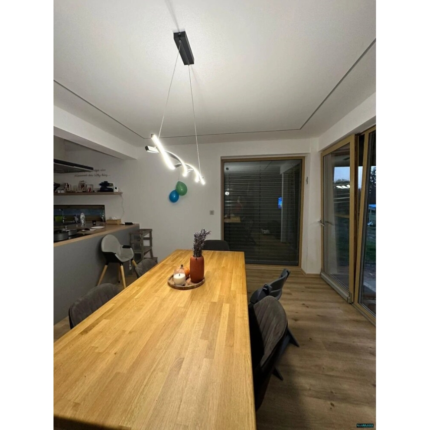 LED Hanglamp aan een koord TWIST LED/37W/230V 4000K 120 cm goud