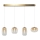 LED Hanglamp aan een koord VASO LED/15W/230V goud/gerookt