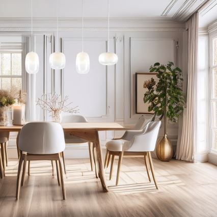 LED Hanglamp aan een koord VASO LED/15W/230V wit