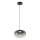 LED Hanglamp aan een koord VASO LED/4W/230V diameter 18 cm zwart/gerookt