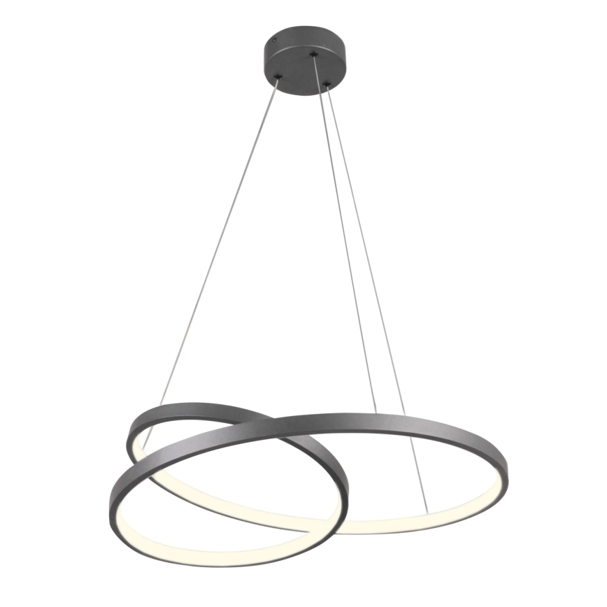 LED Hanglamp aan een koord ZEFIRA LED/40W/230V 4000K diameter 50 cm antraciet