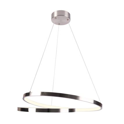 LED Hanglamp aan een koord ZEFIRA LED/40W/230V 4000K diameter 50 cm glanzend chroom