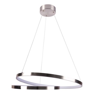 LED Hanglamp aan een koord ZEFIRA LED/40W/230V 4000K diameter 50 cm glanzend chroom