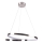 LED Hanglamp aan een koord ZEFIRA LED/40W/230V 4000K diameter 50 cm glanzend chroom