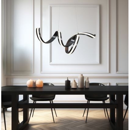 LED-hanglamp aan kabel AREZIA LED/42W/230V zwart