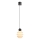 LED-hanglamp aan kabel CACTUS LED/3W/230V 3000K zwart/wit