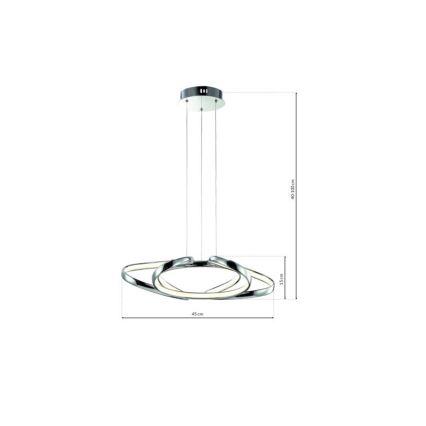 LED-hanglamp aan kabel COPERNICUS LED/46W/230V