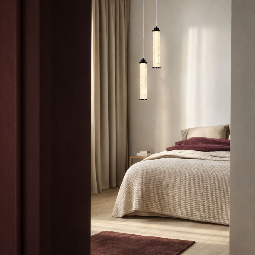 LED hanglamp aan kabel CORTE LED/10W/230V zwart