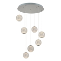 LED-hanglamp aan kabel CREMONA 7xLED/5W/230V 3000K mat chroom