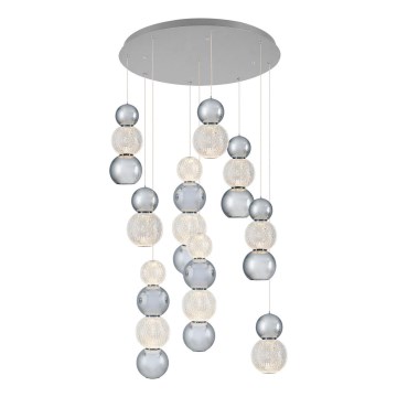 LED hanglamp aan kabel CREMONA LED/51W/230V 3000K mat chroom