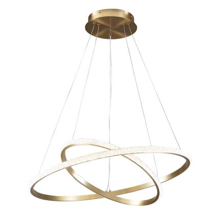 LED-hanglamp aan kabel DIANA LED/44W/230V 4000K Ø 59 cm goud
