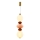 LED-hanglamp aan kabel FLORES LED/15W/230V goud/oranje/bruin