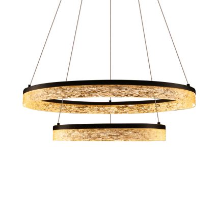 LED-hanglamp aan kabel FROZI LED/38W/230V Ø 60 cm zwart