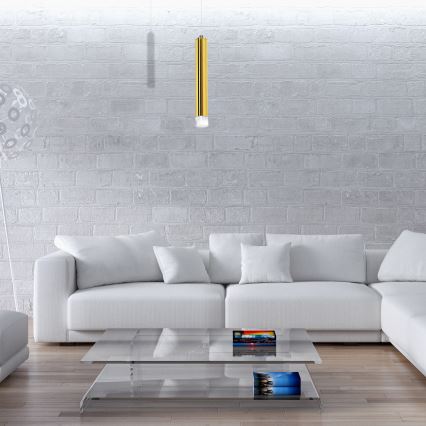 LED-hanglamp aan kabel GOLDIE LED/5W/230V goudkleurig